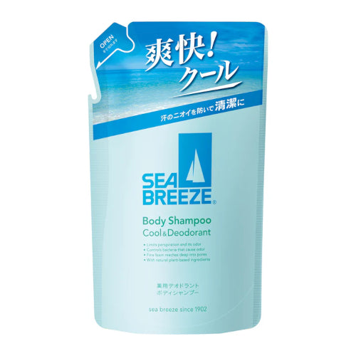 Wholesale Shiseido - Sea Breeze Medicinal Deodorant Body Shampoo Refill - 330ml | Carsha