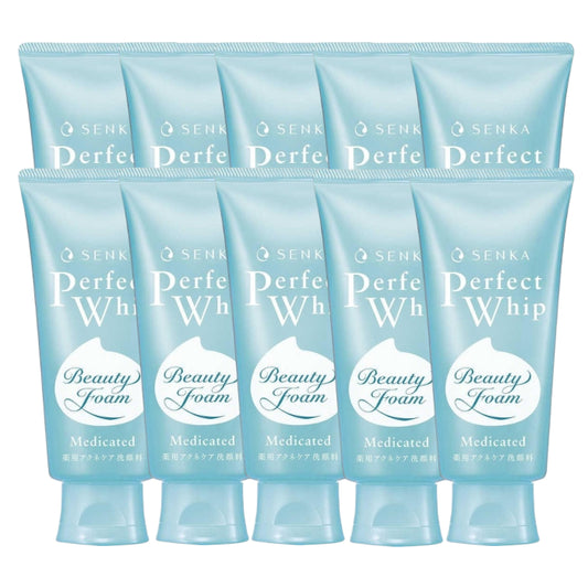 Shiseido - Senka Perfect Whip Acne Care (2023 Version) - 120g (10ea) Set