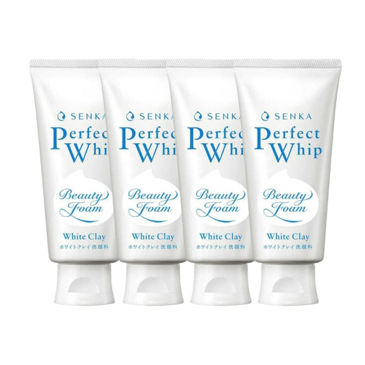Shiseido - Senka Perfect Whip White Clay (2023 Version) - 120g (4ea) Set