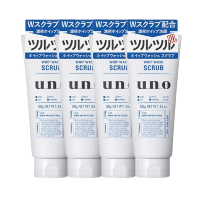 Wholesale Shiseido - Uno Whip Wash - Scrub - 130g 4pcs Set | Carsha