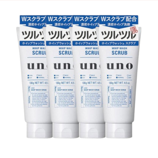 Wholesale Shiseido - Uno Whip Wash - Scrub - 130g 4pcs Set | Carsha