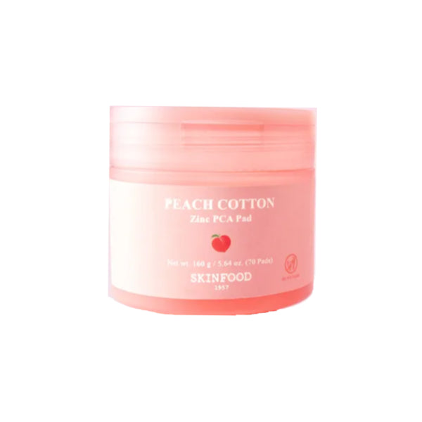 Wholesale SKINFOOD - Peach Cotton Zinc PCA Pad - 70ea | Carsha