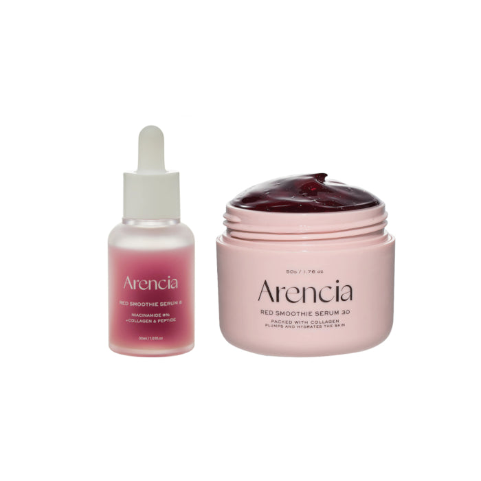 Wholesale Arencia - Fresh Red Smoothie Serum 8 - 30ml & Red Smoothie Serum 30 - 50g Set | Carsha