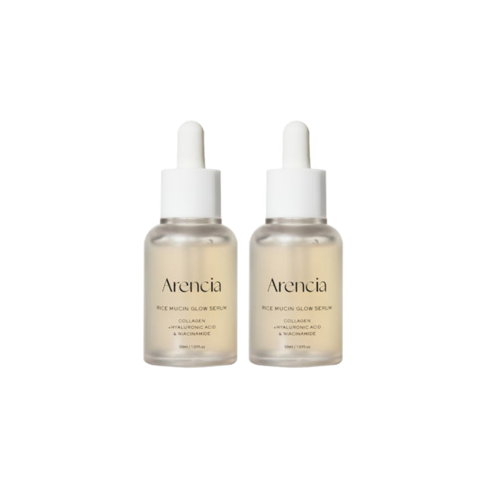 Wholesale Arencia - Rice Mucin Glow Serum - 30ml 2ea Set | Carsha