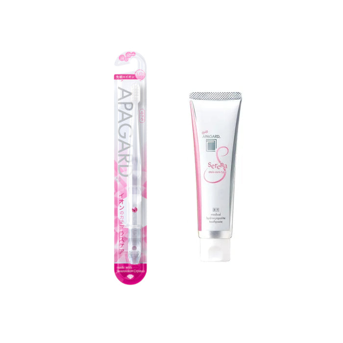 Wholesale APAGARD - Serena Toothpaste - 53g 1ea + APAGARD - Crystal Toothbrush - 1pc - Random Color 1ea Set | Carsha