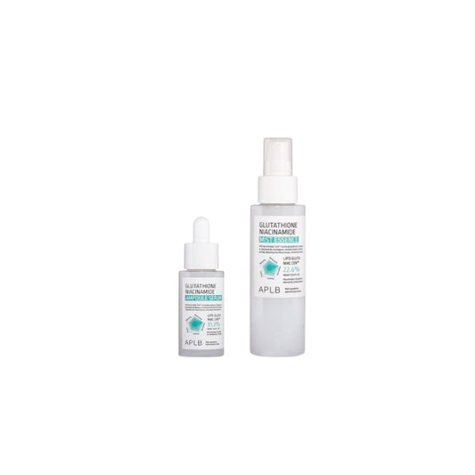 Wholesale APLB - Glutathione Niacinamide Ampoule Serum - 40ml 1ea + Glutathione Niacinamide Mist Essence - 105ml 1ea Set | Carsha