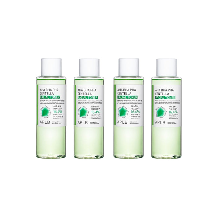 Wholesale APLB - AHA BHA PHA Centella Facial Toner - 160ml 4ea Set | Carsha