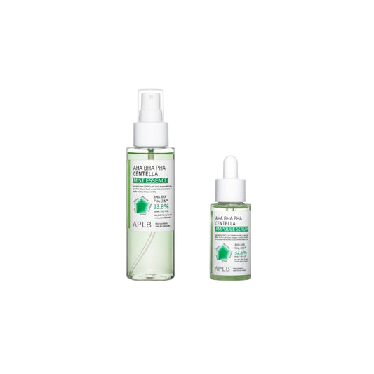 Wholesale APLB - AHA BHA PHA Centella Ampoule Serum - 40ml 1ea + Mist Essence - 105ml 1ea Set | Carsha