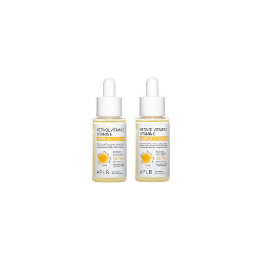 APLB - Retinol Vitamin C Vitamin E Ampoule Serum - 40ml (2ea) Set
