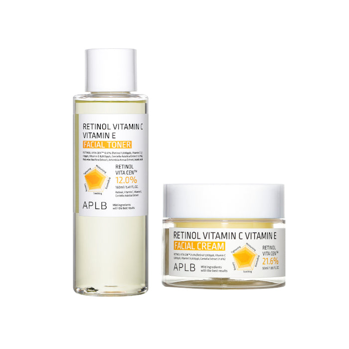 Wholesale APLB - Retinol Vitamin C Vitamin E Facial Cream - 55ml 1ea + Facial Toner - 160ml 1ea Set | Carsha