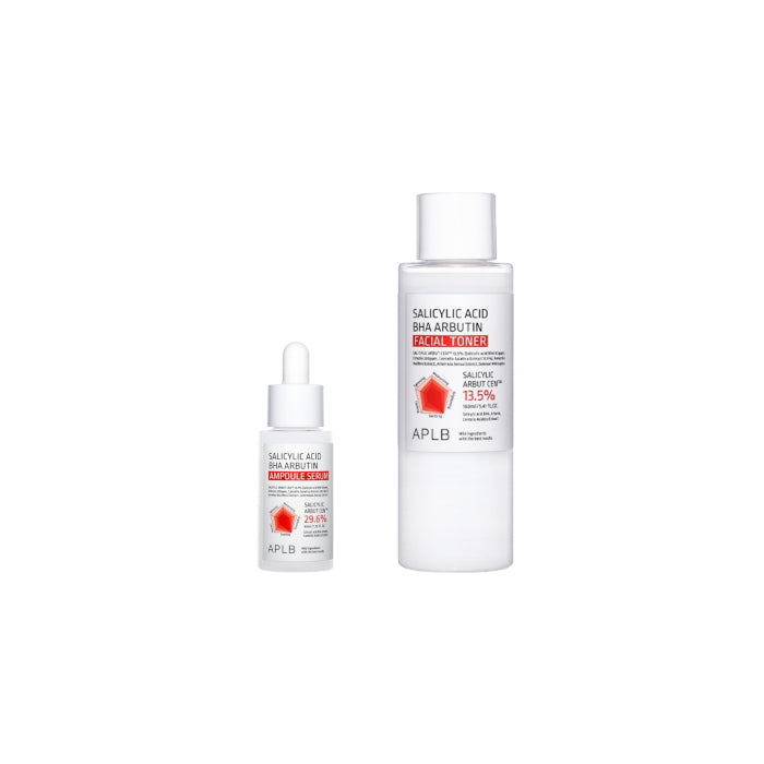 Wholesale APLB - Salicylic Acid BHA Arbutin Ampoule Serum - 40ml 1ea + Facial Toner - 160ml 1ea Set | Carsha