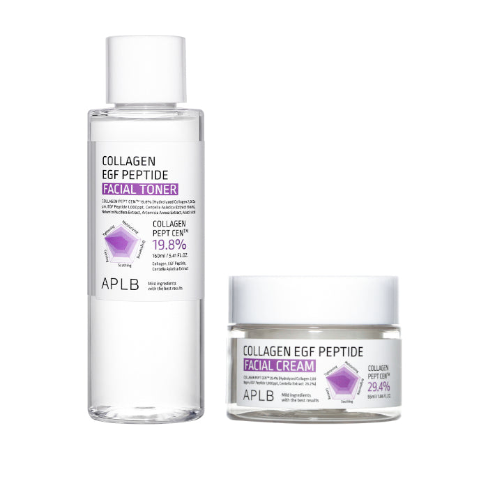 Wholesale APLB - Collagen EGF Peptide Facial Cream - 55ml 1ea + Facial Toner - 160ml 1ea Set | Carsha