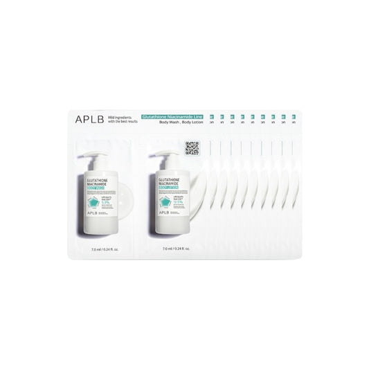 Wholesale APLB - Glutathione Niacinamide Body Lotion & Wash Sachet Pack - 10pcs Set | Carsha