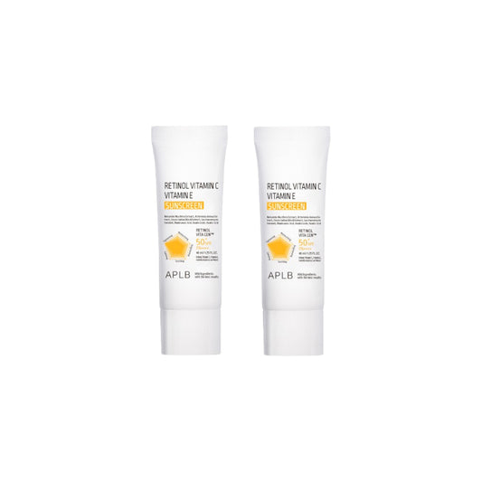 Wholesale APLB - Retinol Vitamin C Vitamin E Sunscreen SPF50+ PA++++ - 40ml 2ea Set | Carsha
