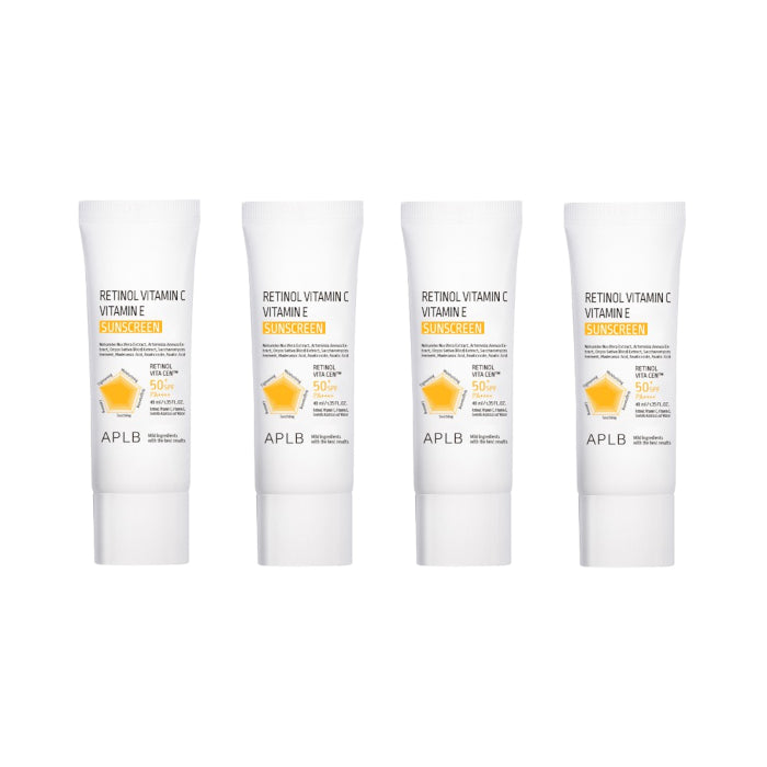 Wholesale APLB - Retinol Vitamin C Vitamin E Sunscreen SPF50+ PA++++ - 40ml 4ea Set | Carsha