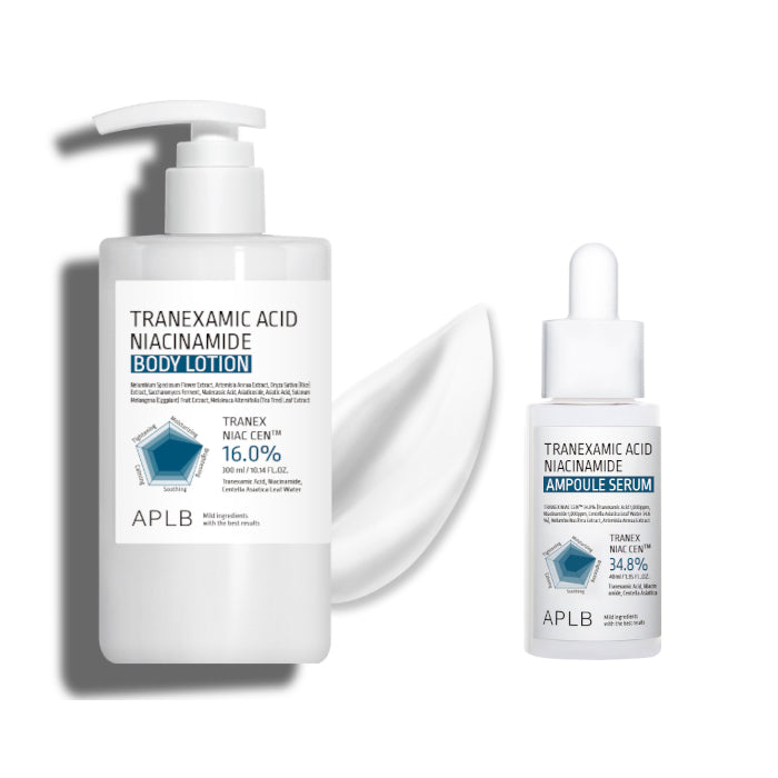 Wholesale APLB - Tranexamic Acid Niacinamide Body Lotion - 300ml 1ea X Ampoule Serum - 40ml 1ea Set | Carsha