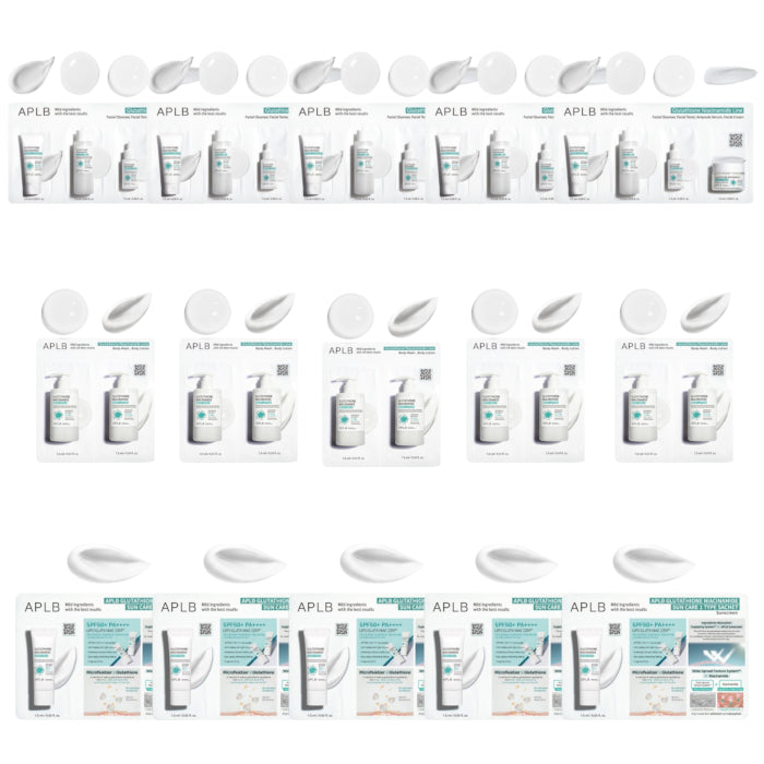 Wholesale APLB - Glutathione Niacinamide Trial Sachet Pack - 3 types 15ea Set | Carsha