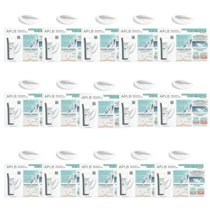 Wholesale APLB - Glutathione Niacinamide Sunscreen SPF50+ PA++++ Sachet Pack 15ea Set | Carsha