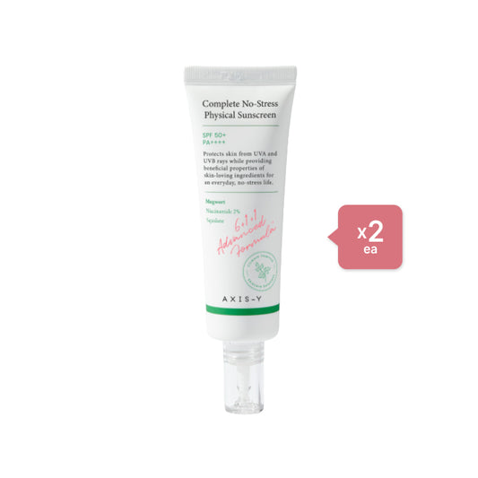 Wholesale DEAL AXIS-Y - Complete No Stress Physical Sunscreen SPF50+ PA++++ - 50ml 2ea Set | Carsha