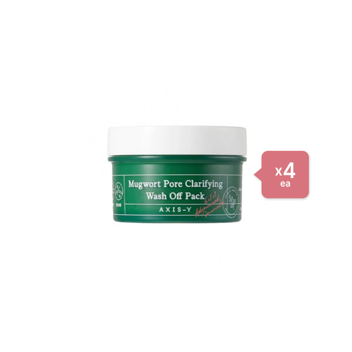 Wholesale Deal AXIS-Y - Mugwort Pore Clarifying Wash Off Pack - 100ml 4ea Set | Carsha