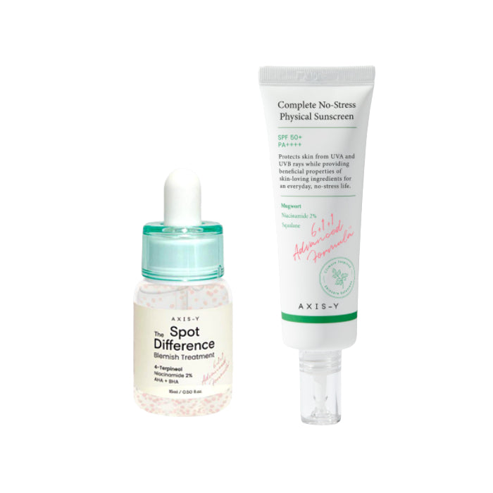 Wholesale DEAL AXIS-Y Complete No Stress Physical Sunscreen X Spot The Difference Blemish Treatment | Carsha