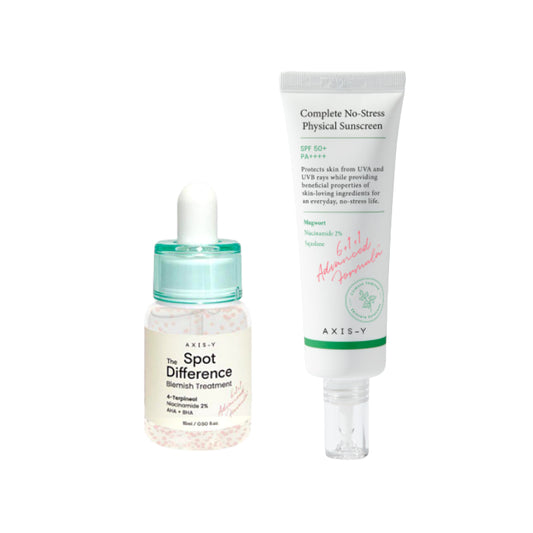 Wholesale DEAL AXIS-Y Complete No Stress Physical Sunscreen X Spot The Difference Blemish Treatment | Carsha