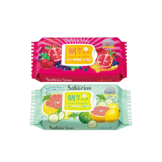 Wholesale BCL - Saborino Morning Mask - Grapefruit - 32pc 1ea & BCL - Saborino Morning Mask - Mixed Berries - 28pc 1ea | Carsha