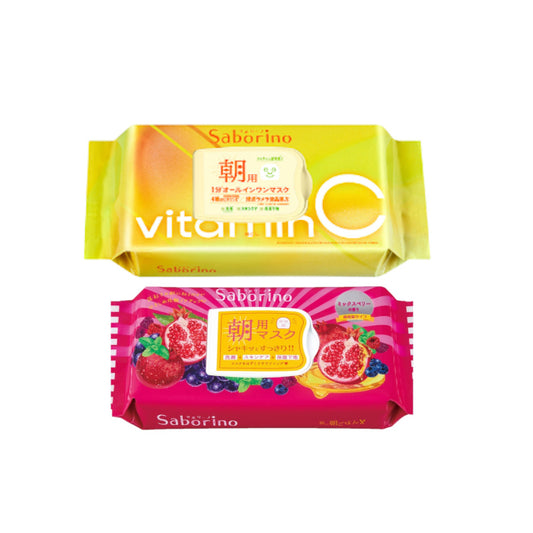 Wholesale BCL - Saborino Morning Mask - Mixed Berries - 28pc 1ea & BCL - Saborino Morning Mask - 30 pc - Vitamin C 1ea | Carsha