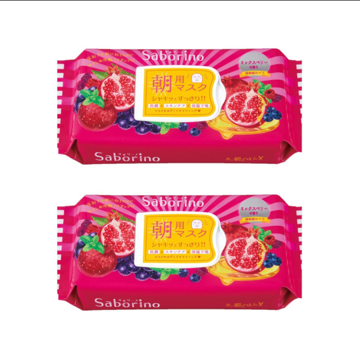 BCL - Saborino Morning Mask - Mixed Berries - 28pc (2ea) Set