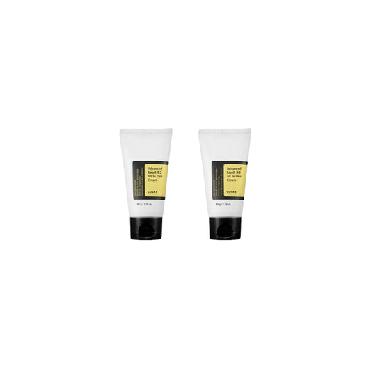 Wholesale COSRX - Advanced Snail 92 All In One Cream Tube - 50g 2ea Set | Carsha