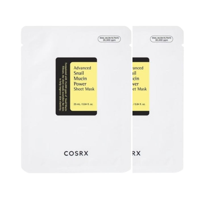 Wholesale COSRX - Advanced Snail Mucin Power Essence Sheet Mask - 2pcs | Carsha
