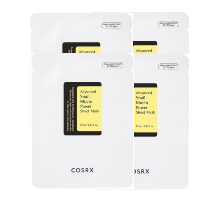 Wholesale COSRX - Advanced Snail Mucin Power Essence Sheet Mask - 4pcs | Carsha