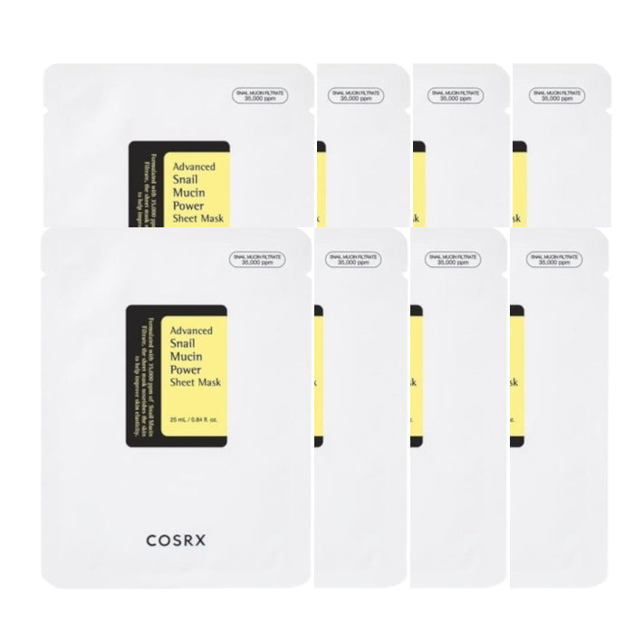 Wholesale COSRX - Advanced Snail Mucin Power Essence Sheet Mask - 8pcs | Carsha