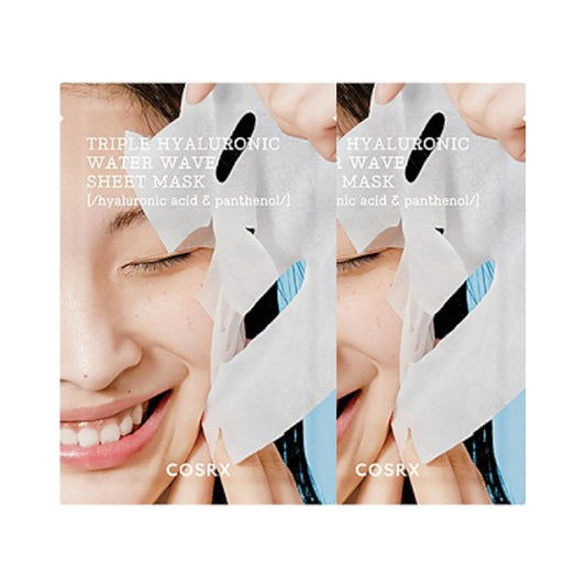 Wholesale COSRX - Hydrium Triple Hyaluronic Water Wave Sheet Mask - 2pcs | Carsha