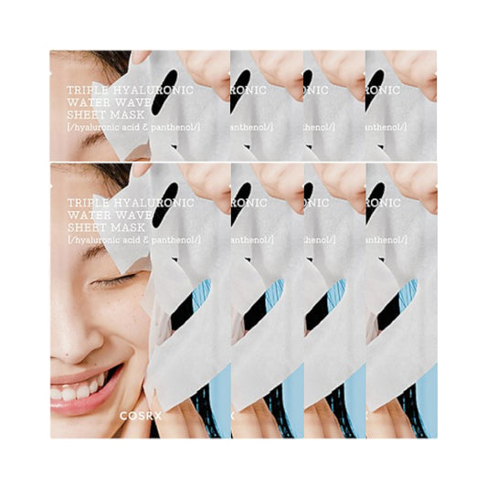 Wholesale COSRX - Hydrium Triple Hyaluronic Water Wave Sheet Mask - 8pcs | Carsha