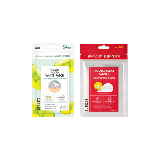 Wholesale CURESYS - Trouble Clear Needle Patch - 9 Patches + Niacin Acvita White Patch - 54pcs | Carsha