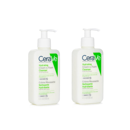 Wholesale CeraVe - Hydrating Cream To Foam Cleanser - 236ml 2ea Set | Carsha