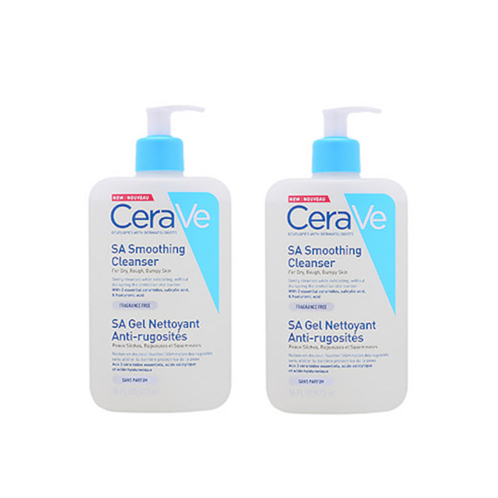Wholesale CeraVe - SA Smoothing Cleanser For Dry; Rough ; Bumpy Skin - 236ml 2ea Set | Carsha