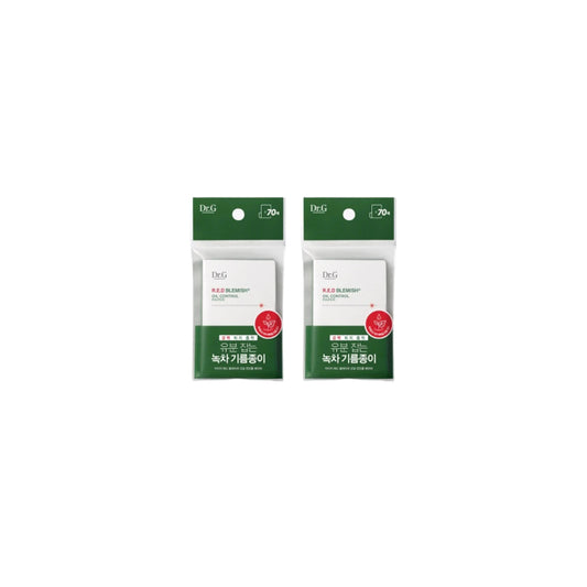 ขายส่ง Dr.G - RED Blemish Oil Control Paper - 70 แผ่น 2 ชิ้น | Carsha