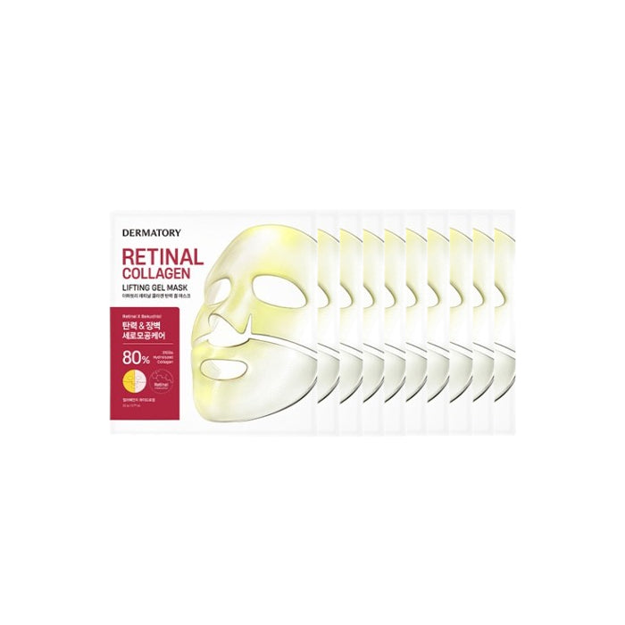 Wholesale Dermatory - Retinal Collagen Lifting Gel Mask 10ea Set | Carsha