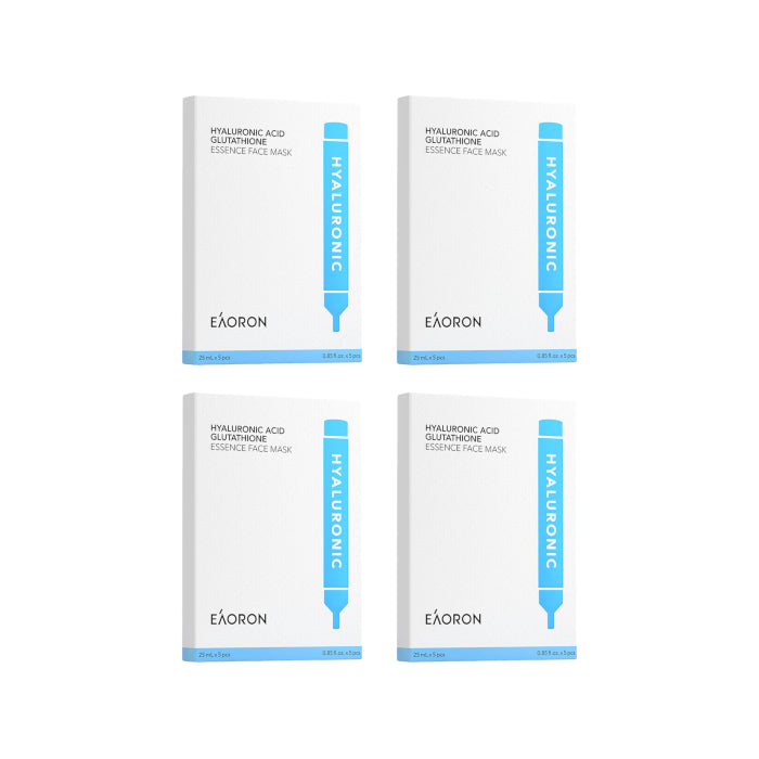 Wholesale EAORON - Hyaluronic Acid Glutathione Essence Face Mask - 20pcs Set | Carsha