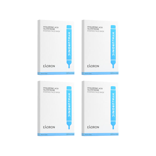 Wholesale EAORON - Hyaluronic Acid Glutathione Essence Face Mask - 20pcs Set | Carsha