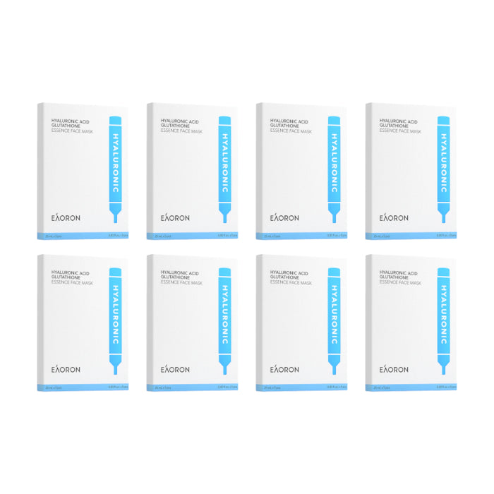 Wholesale EAORON - Hyaluronic Acid Glutathione Essence Face Mask - 40pcs Set | Carsha