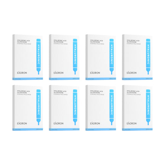 Wholesale EAORON - Hyaluronic Acid Glutathione Essence Face Mask - 40pcs Set | Carsha