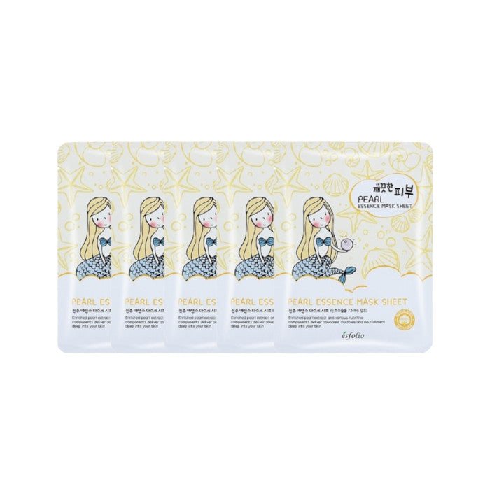 Wholesale esfolio - Pure Skin Essence Mask Sheet - 25ml*1pc - Pearl 5ea Set | Carsha