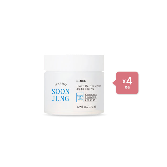 Wholesale Deal ETUDE - Soon Jung Hydro Barrier Cream - 130ml 4ea Set | Carsha