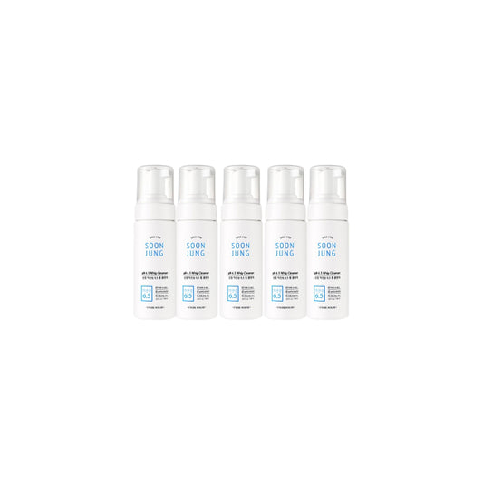 Wholesale ETUDE - Soon Jung pH 6.5 Whip Cleanser - 150ml 5ea set | Carsha