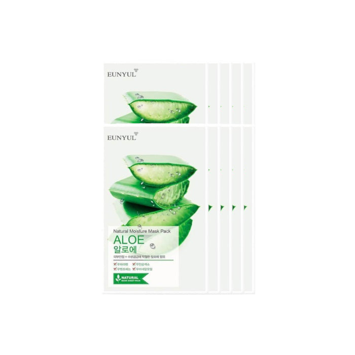 Wholesale EUNYUL - Natural Moisture Mask Pack - Aloe - 10pcs set | Carsha