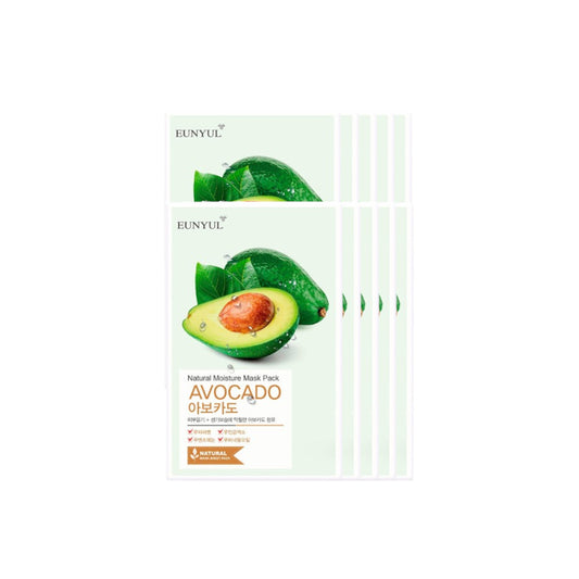Wholesale EUNYUL - Natural Moisture Mask Pack - Avocado - 10pcs set | Carsha