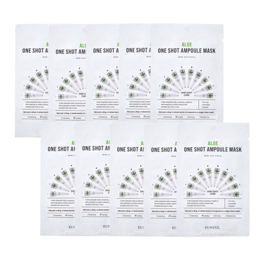Wholesale EUNYUL - One Shot Ampoule Mask - Aloe - 10pcs set | Carsha